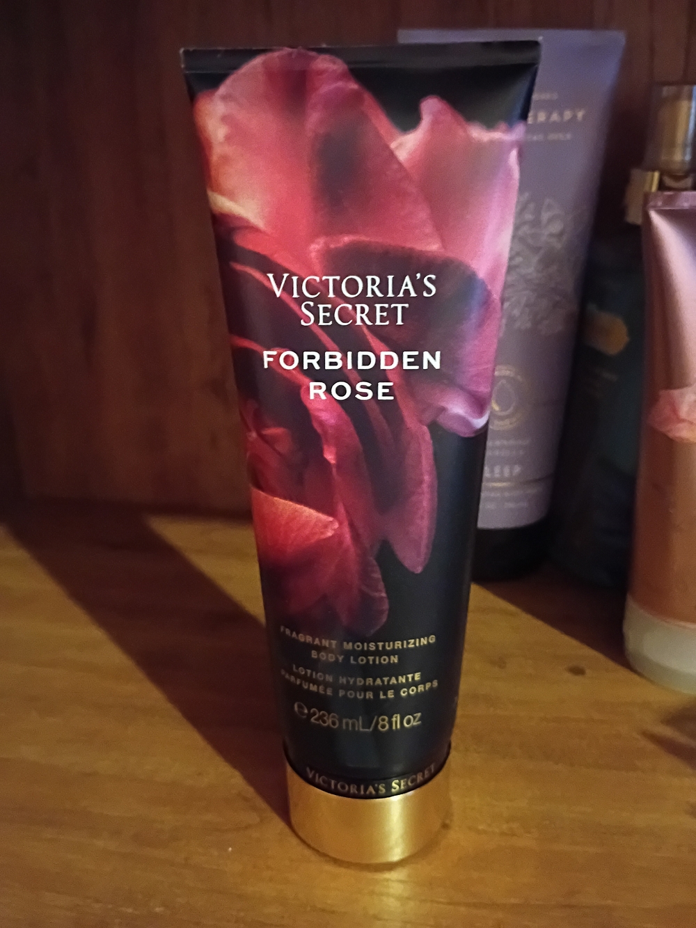 Victoria's Secret Forbidden Rose Moisturizing Body Lotion - Black & Rose